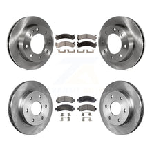 Charger l'image dans la galerie, Front Rear Brake Rotor And Ceramic Pad Kit For Chevrolet Express 2500 GMC Savana