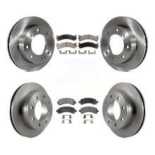 Charger l'image dans la galerie, Front Rear Brake Rotor And Ceramic Pad Kit For Chevrolet Express 2500 GMC Savana