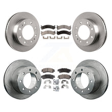 Load image into Gallery viewer, Front Rear Brake Rotor &amp; Ceramic Pad Kit For Chevrolet Silverado 3500 GMC Sierra