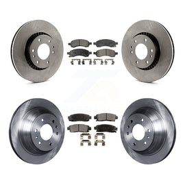 Front Rear Brake Rotor & Ceramic Pad Kit For Chevrolet Trailblazer GMC Envoy EXT