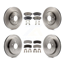 Charger l&#39;image dans la galerie, Front Rear Brake Rotors &amp; Ceramic Pad Kit For Cadillac Seville With Vented Rotor