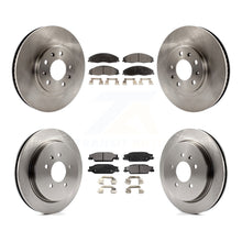 Charger l&#39;image dans la galerie, Front Rear Brake Rotor Ceramic Pad Kit For Cadillac CTS With Standard Suspension