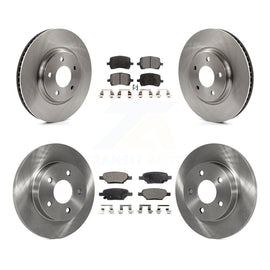 Front Rear Brake Rotor Ceramic Pad Kit For Chevrolet Malibu Pontiac G6 Cobalt G5
