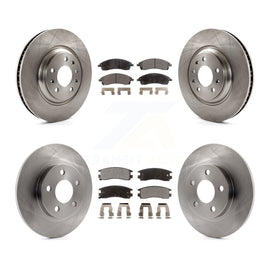 [Front+Rear] 2004 Pontiac Bonneville GXP Premium OE Brake Rotors & Ceramic Pads Kit For Max Braking