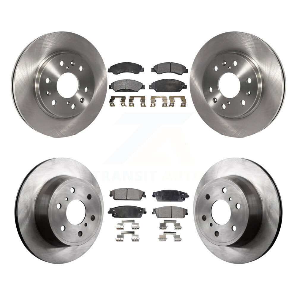 Front Rear Brake Rotors Ceramic Pad Kit For Chevrolet Tahoe GMC Suburban 1500 XL