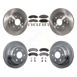 Front Rear Brake Rotor And Ceramic Pad Kit For Chevrolet Express 1500 GMC Savana