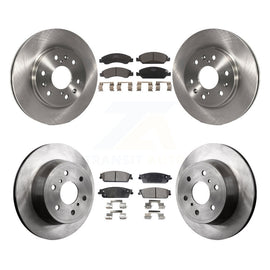 Front Rear Brake Rotor & Ceramic Pad Kit For Chevrolet Silverado 1500 GMC Sierra