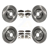 Front Rear Disc Brake Rotors Ceramic Pad Kit For Chevrolet Corvette Cadillac XLR