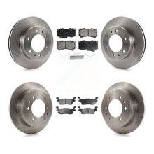 Charger l'image dans la galerie, Front Rear Disc Brake Rotors And Ceramic Pads Kit For Hummer H3 H3T