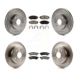 Front Rear Disc Brake Rotors & Ceramic Pad Kit For Suzuki Verona Chevrolet Epica