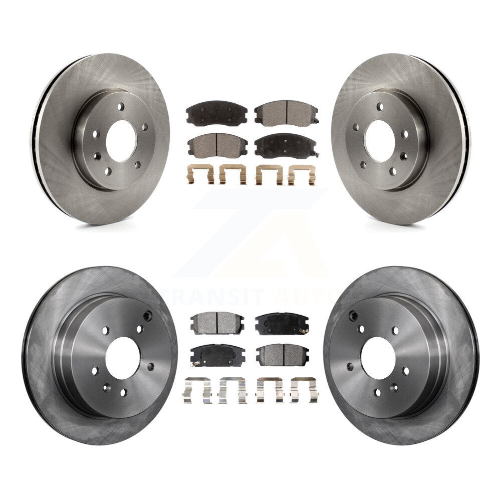 Front Rear Brake Rotors Ceramic Pad Kit For Chevrolet Equinox Saturn Vue Captiva