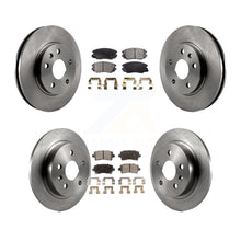 Charger l'image dans la galerie, Front Rear Disc Brake Rotors And Ceramic Pads Kit For Chevrolet Malibu Limited