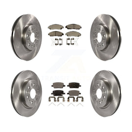 Front Rear Brake Rotor & Ceramic Pad Kit For Chevrolet Traverse GMC Acadia Buick