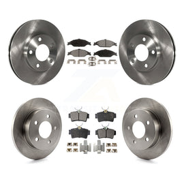 Front Rear Disc Brake Rotors And Ceramic Pads Kit For Ford Mustang