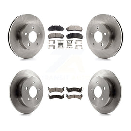 Front Rear Brake Rotor & Ceramic Pad Kit For Ford Explorer AWD 4WD From 01 02