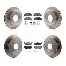Charger l'image dans la galerie, Front Rear Disc Brake Rotors And Ceramic Pads Kit For Ford F-150 4WD