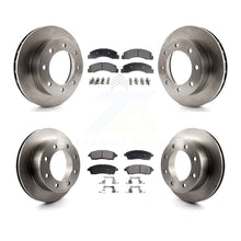 Load image into Gallery viewer, Front Rear Brake Rotor &amp; Ceramic Pad Kit For Ford F-250 Super Duty Excursion 4WD
