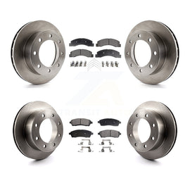 Front Rear Brake Rotor & Ceramic Pad Kit For Ford F-250 Super Duty Excursion 4WD