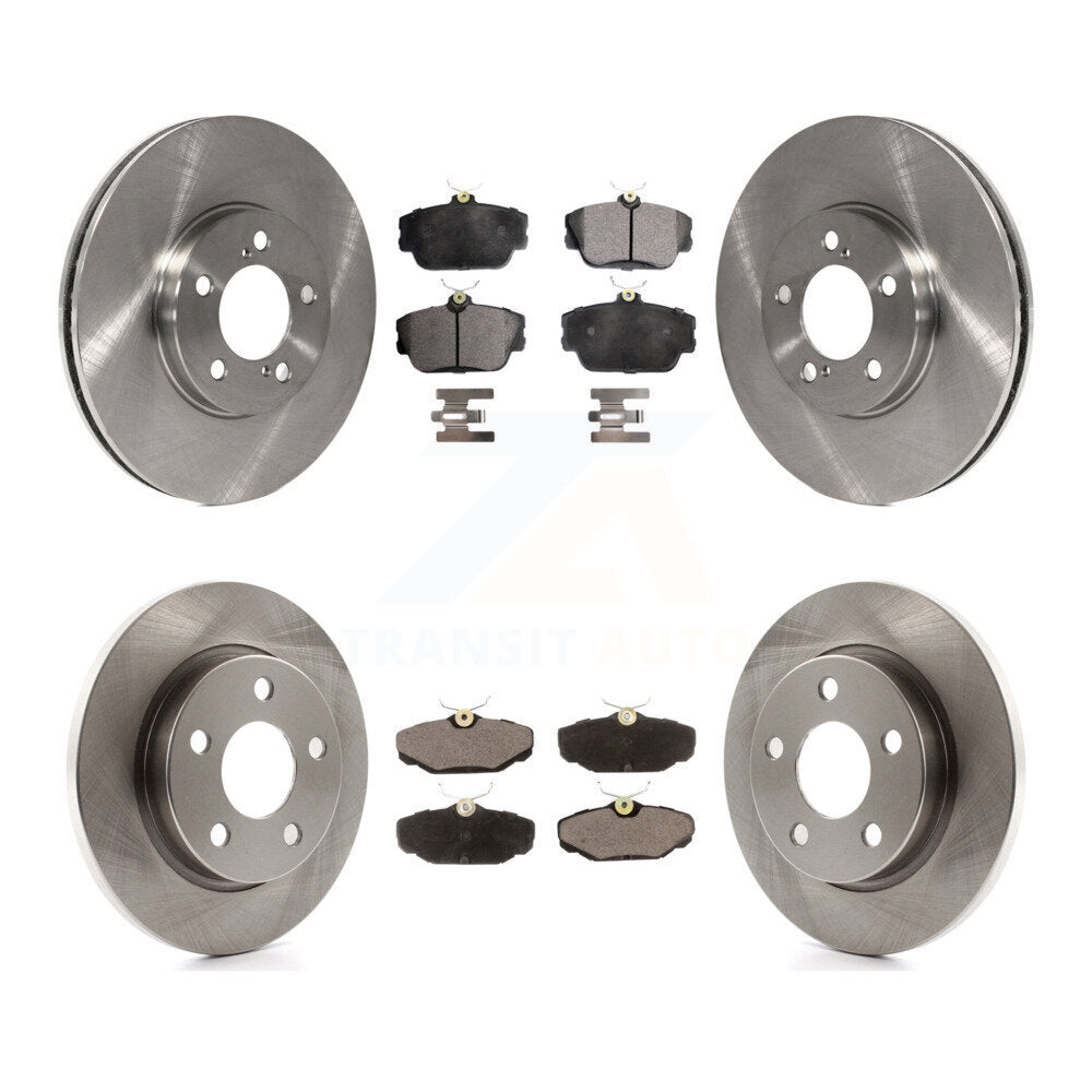 Front Rear Brake Rotor And Ceramic Pad Kit For Ford Taurus Mercury Sable Lincoln