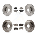 [Front+Rear] 2004 Ford Focus From 04 05 Premium OE Brake Rotors & Ceramic Pads Kit For Max Braking