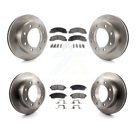 Front Rear Brake Rotor & Ceramic Pad Kit For Ford F-250 Super Duty Excursion 4WD