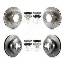 Charger l'image dans la galerie, Front Rear Brake Rotor And Ceramic Pad Kit For Ford E-550 Super Duty F-450 F-550