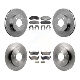 Front Rear Brake Rotor And Ceramic Pad Kit For Ford Explorer Mercury Mountaineer