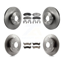 Charger l'image dans la galerie, Front Rear Disc Brake Rotor And Ceramic Pad Kit For Ford Explorer Sport Trac 4WD