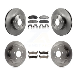 Front Rear Disc Brake Rotor And Ceramic Pad Kit For Ford Explorer Sport Trac 4WD