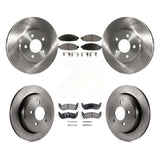 Front Rear Brake Rotor And Ceramic Pad Kit For Ford Crown Victoria Mercury Grand
