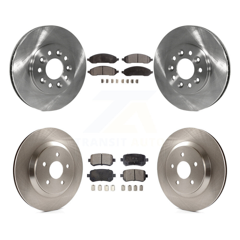 Front Rear Disc Brake Rotor & Ceramic Pad Kit For Ford Freestar Mercury Monterey