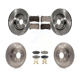 Front Rear Disc Brake Rotors And Ceramic Pads Kit For Ford Mustang