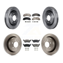 Charger l'image dans la galerie, Kit de rotors de frein à disque avant et arrière et plaquettes en céramique pour Ford F-150 