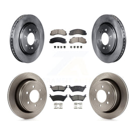 Kit de rotors de frein à disque avant et arrière et plaquettes en céramique pour Ford F-150 