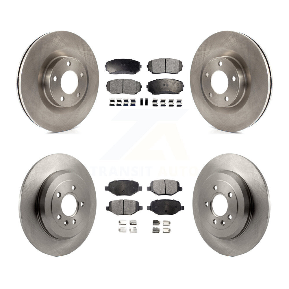 Kit de rotors de frein à disque avant et arrière et plaquettes en céramique, pour Ford Edge Lincoln MKX 