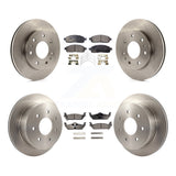 Kit de rotor de frein avant et arrière et plaquettes en céramique pour Ford F-150 2009 avec 7 roues à ergots 