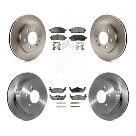 [Front+Rear] 2009 Ford F-150 With 6 Lug Wheels Premium OE Brake Rotors & Ceramic Pads Kit For Max Braking