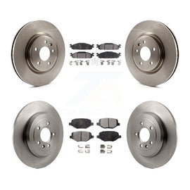 Front Rear Brake Rotor Ceramic Pad Kit For Ford Explorer Taurus Flex Lincoln MKT
