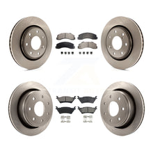 Load image into Gallery viewer, [Front+Rear] 12-14 Ford F-150 With 7 Lug Wheels Premium OE Brake Rotors &amp; Ceramic Pads Kit For Max Braking
