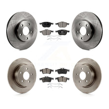 Charger l'image dans la galerie, Kit de rotors de frein à disque avant et arrière et plaquettes en céramique pour Ford C-Max 