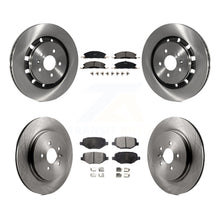 Charger l'image dans la galerie, Kit de plaquettes de frein en céramique, Rotors avant et arrière, pour Ford Explorer Police Interceptor MKS 