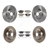 Front Rear Disc Brake Rotors And Ceramic Pads Kit For Ford Fusion Lincoln MKZ K8T-100976