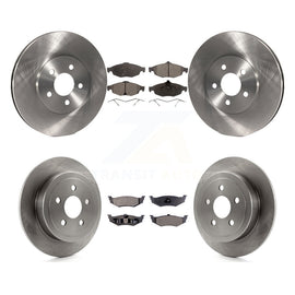 Front Rear Disc Brake Rotor & Ceramic Pad Kit For Chrysler Sebring Dodge Stratus