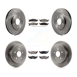 Front Rear Brake Rotor Ceramic Pad Kit For Chrysler Sebring Dodge Stratus Cirrus