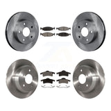Front Rear Disc Brake Rotors And Ceramic Pads Kit For Jeep Grand Cherokee