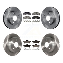 Charger l'image dans la galerie, Kit de rotors de frein à disque avant et arrière et plaquettes en céramique pour Jeep Grand Cherokee 