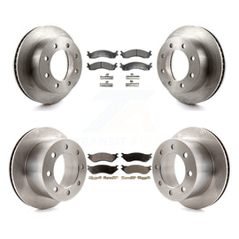 [Front+Rear] 2001-2002 Dodge Ram 2500 3500 Premium OE Brake Rotors & Ceramic Pads Kit For Max Braking
