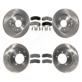 [Front+Rear] 2000 Mitsubishi Eclipse 3.0L Premium OE Brake Rotors & Ceramic Pads Kit For Max Braking