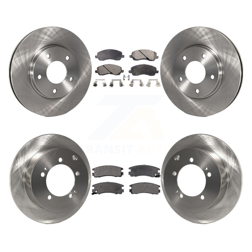 Kit de rotor de frein avant et arrière et plaquettes en céramique, pour Chrysler Sebring Mitsubishi Dodge 