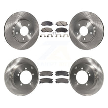 Charger l'image dans la galerie, Kit de rotor de frein avant et arrière et plaquettes en céramique, pour Chrysler Sebring Mitsubishi Dodge 